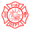 Firefighting Icons Red 31